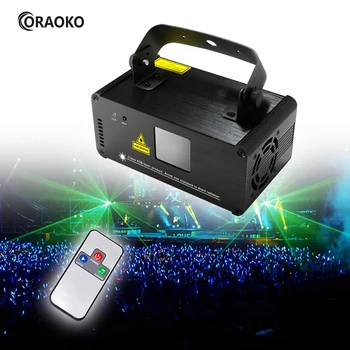 

Remote Green Laser Projector Professional Stage Lighting Effect DMX 512 Scanner DJ Disco Party Show Light 50mw for KTV Bar