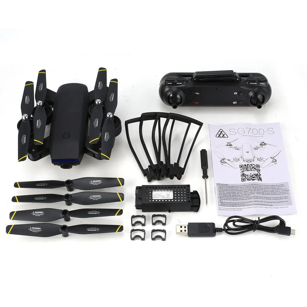 SG700-D складной Радиоуправляемый Дрон игрушка с 720P 1080p HD Full camera ПРОФЕССИОНАЛЬНЫЙ умный контроль оптического потока позиционирования VS S20 Dron подарок
