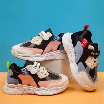 

NEW 2020 Spring Children Casual shoes Breathable Comfortable Boy Girl Sneakers Kids Flats Outdoor Fashion Sport shoes 02A