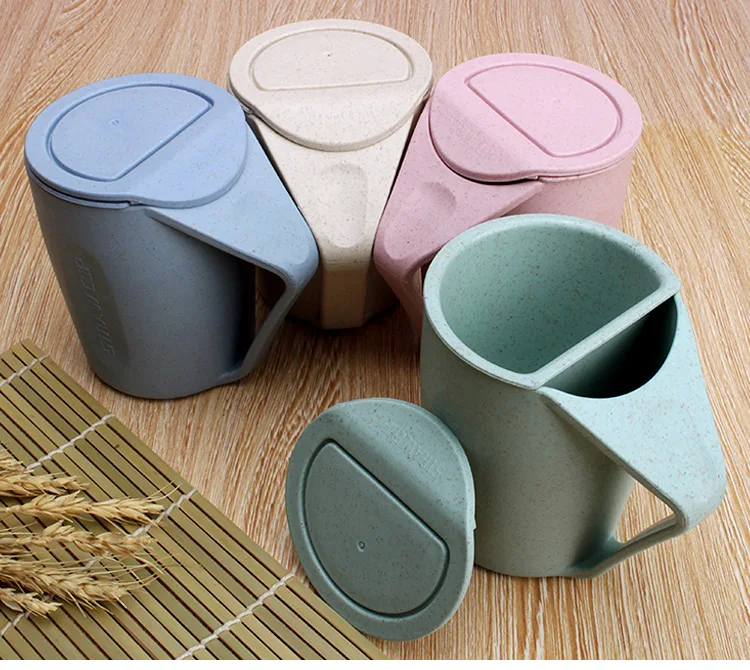 

Wheat Straw Mouth Cup Couple Brushing Cup Washing Cup Cup Toothbrush Cup Creative Simple Children's Tooth Cup