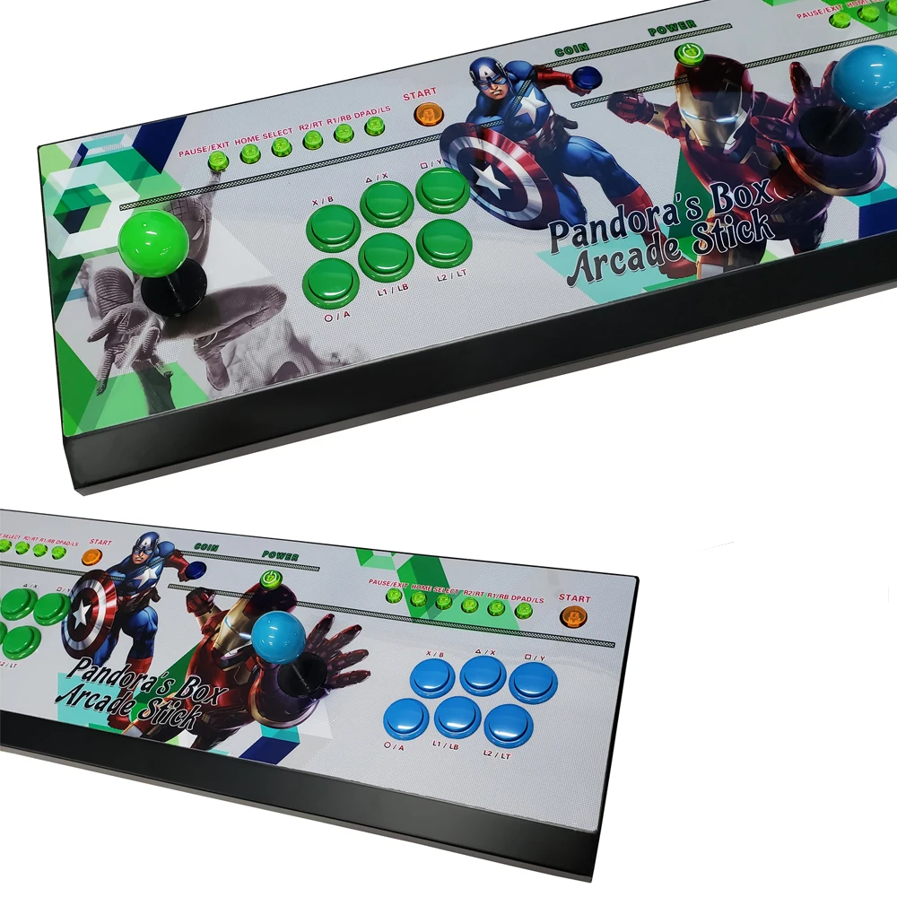 

button and joystick use in video game console with multi games 3000 in 1