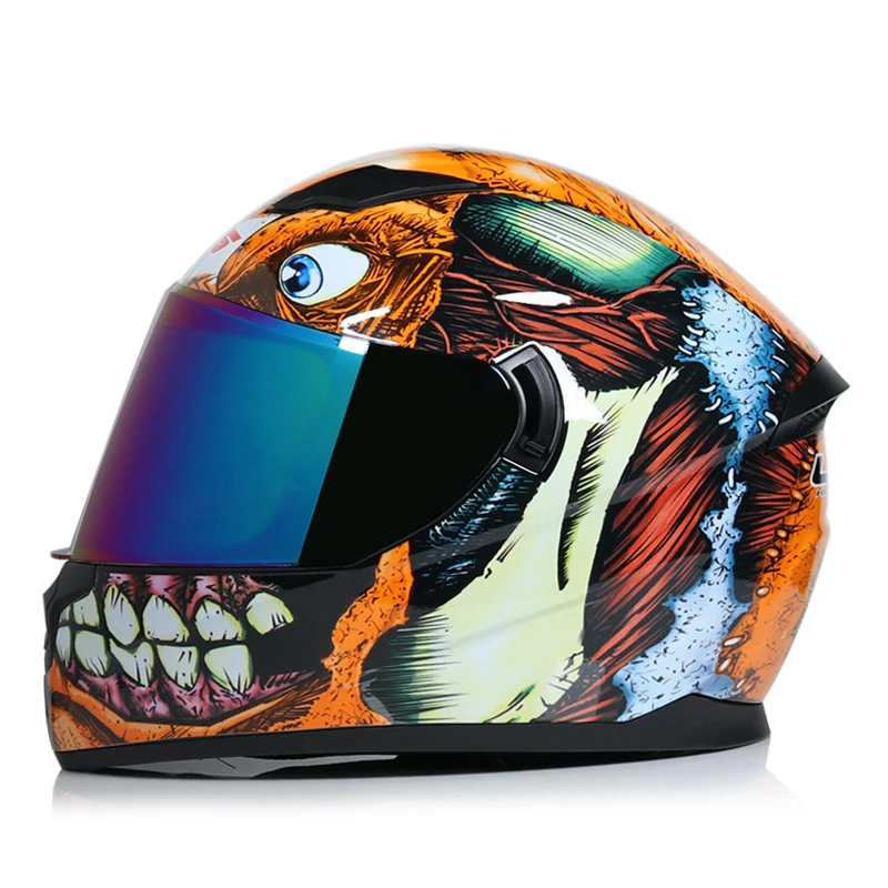 Гоночный внедорожный мотоциклетный шлем Casco Moto Мотокросс мотоциклетный шлем винтажные Casco мотокросс - Цвет: 16