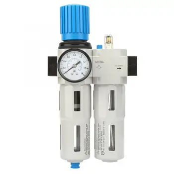 

FRC-1/2-MIDI G1/2" Air Compressor Filter Oil Water Separator Trap with Regulator Gauge Pressure Reducing Valve
