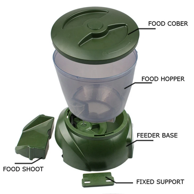 

Vacation Weekend Out Practical Automatic Fish Tank Feeder Aquarium Auto Timer Quantify Food Dispenser