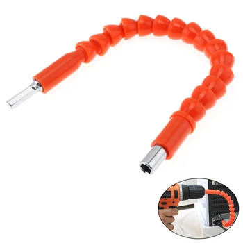 

295mm Orange Universal flexible Shaft Flexible Drill Shaft Electric Drill Extension for Screwdriver Head and Drill Connection