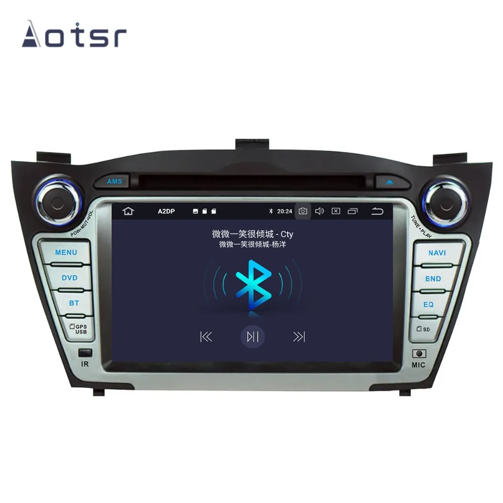 DSP Android 9 автомобильный gps-навигатор dvd-плеер для hyundai ix35 Tuson 2009+ Автомобильное Стерео Радио Мультимедийный проигрыватель головное записывающее устройство