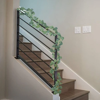 

Artificial Willow Garland, 2Pcs Faux Silk Willow Leaves Vines Hanging Willow Leaves Garland Greenery Artificial Vines for Weddin