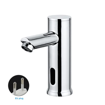 

Touchless Home Water Mixer Splash Proof Automatic Infrared Bathroom Basin Kitchen Sensor Faucet Cold Hot Electronic Sink Knob