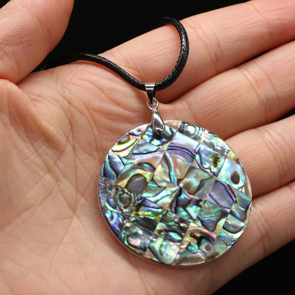 Abalone Shell Silver Pendant-4603YF | Juwelo