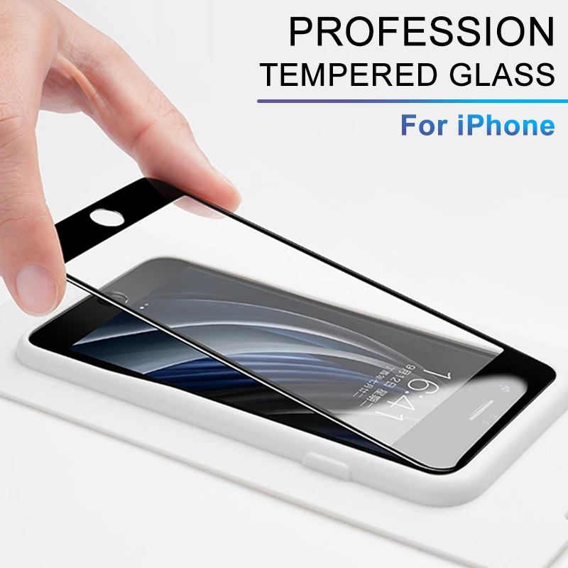 Защитное стекло закаленное с полным покрытием для iphone 6/7/8 Plus/SE/2020/11 Pro/X/Xr/Xs Max |