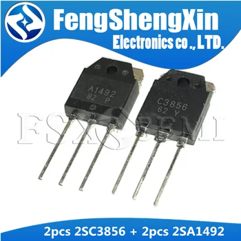 

4pcs (2pcs 2SC3856 + 2pcs 2SA1492 ) C3856 TO3P A1492 TO-3P Power Transistors