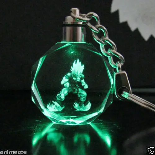 Dragon Ball Dragonball Z Сон Супер Saiyajin Гоку с украшением в виде кристаллов светодиодный