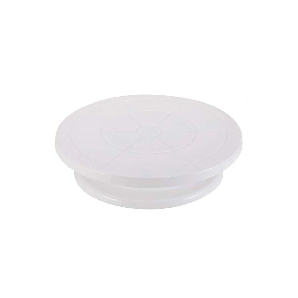 11 Inch Plastic Cake Turntable Rotating Cake Plastic Dough Knife Decorating Cream Cakes Stand Cake Rotary Table Hot Sal