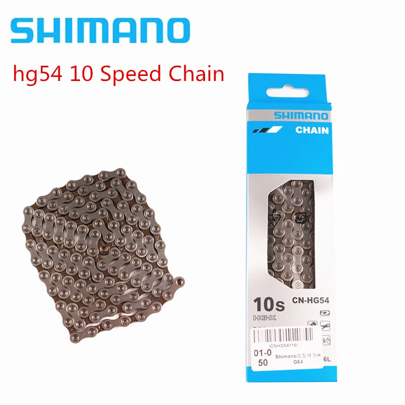 Shimano Cadena de HG X para bicicleta de monta a Deore M6000 M610 HG54 shimano-cadena-de-hg-x-para-bicicleta-de-monta-a-deore-m6000-m610-hg54