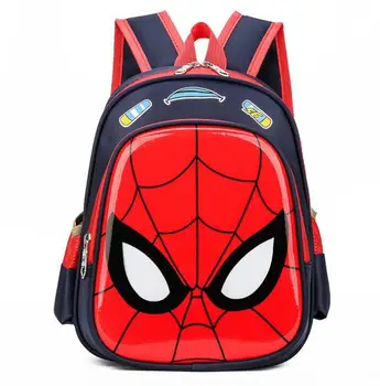

Disney Fashion Children's Backpacks Cartoon Spider Man Boys Kids School Bags Kindergarten Bags