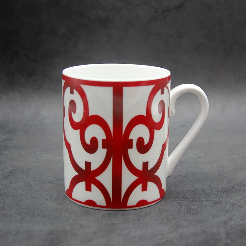 Костяной фарфор в европейском стиле кофейная кружка высокого класса костяной фарфор послеобеденный чай чашки Керамическая кружка для Подарочная коробка для кофе