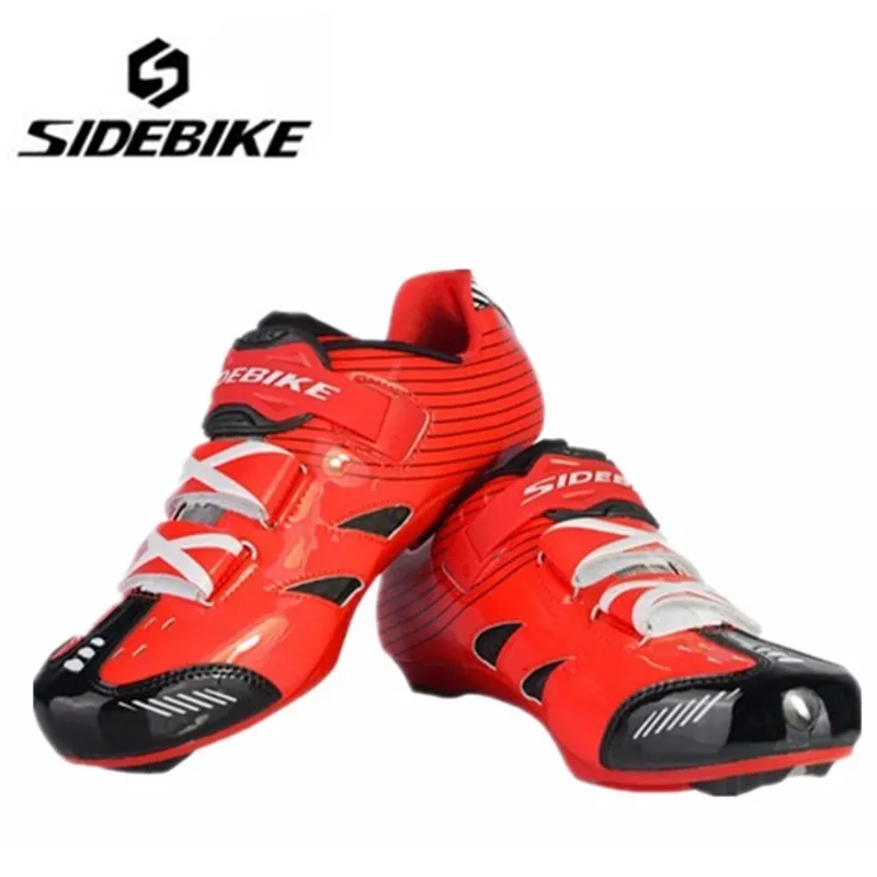 SIDEBIKE/Мужская обувь для велоспорта; Набор очков; sapatilha ciclismo; Ультралегкая дышащая обувь с блокировкой для триатлона; гоночная велосипедная обувь