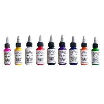 

Wholesale Microblading Tattoo Ink 9 Colors Set 1oz 30ml/Bottle Body Painting Tattoo Pigment Kit,tattoo Art