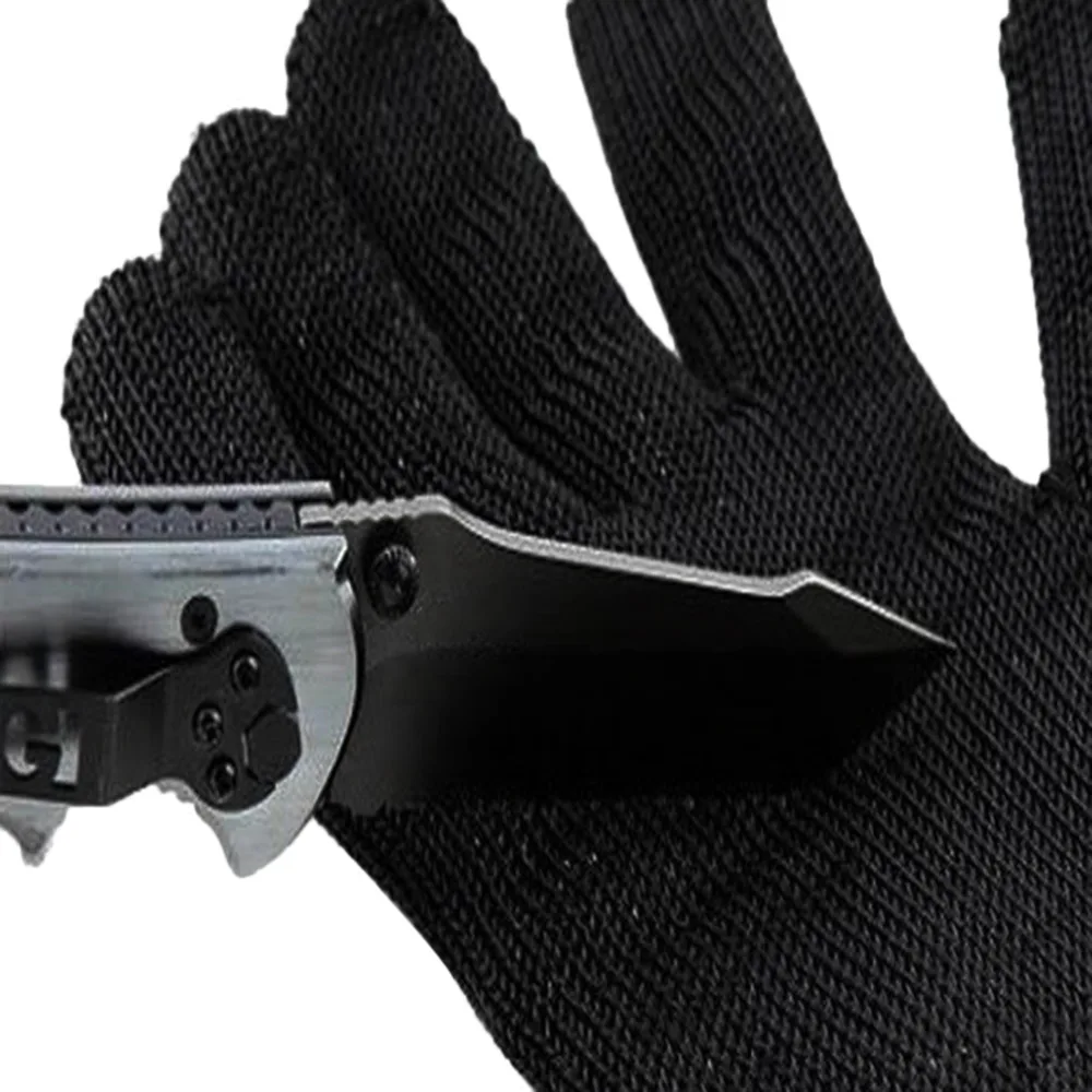 

Hunting 1Pair Black Working Safety Gloves Cut-Resistant Protective Stainless Steel Wire Butcher Anti-Cutting Gloves Dropshipping