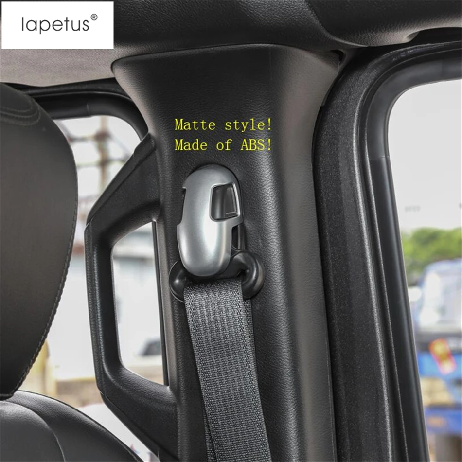 Lapetus аксессуары подходят для Jeep Wrangler JL ABS Авто безопасности ремня безопасности Пряжка ловить декоративное литье крышка комплект отделка