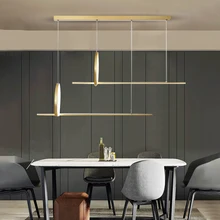

Modern Minimalist LED chandelier Nordic Black and Gold Living room Hanging Lamp Coffee Shop Restaurant Pendant Lighting Fixture