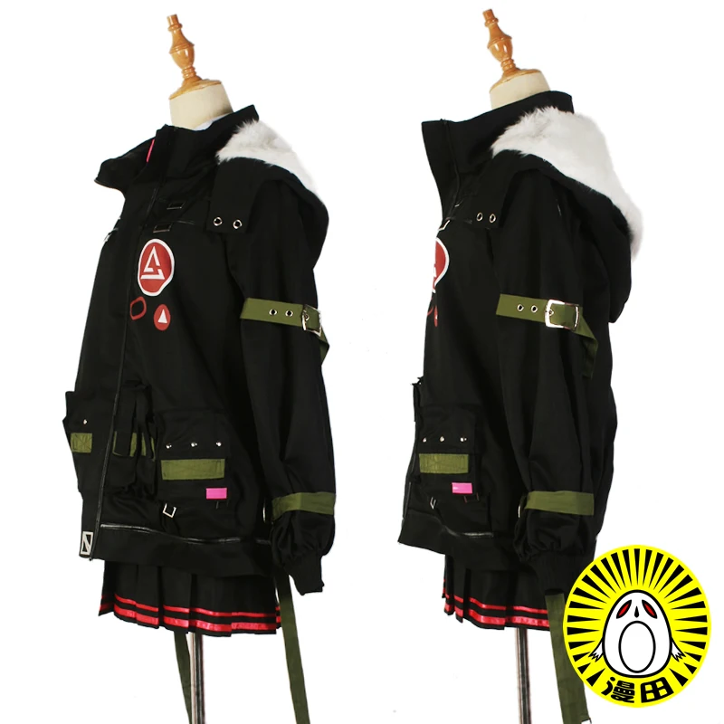 Can be tailored to Anime games Girls Frontline Cosplay MP7 UMP45 Cos Halloween Party High Quality Uniform Set For Men/Women