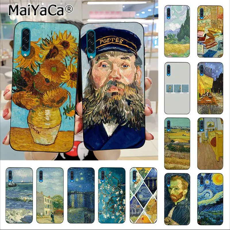 Новый чехол для телефона MaiYaCa Van Gogh с масляной росписью Samsung A10 20s 71 51 10s 20 40 50 70 A9