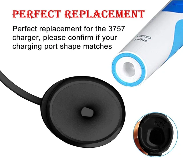 Charger for Oral B Braun Electric Toothbrush Replacement 3757 Charger Base  Travel Charger for Oral B