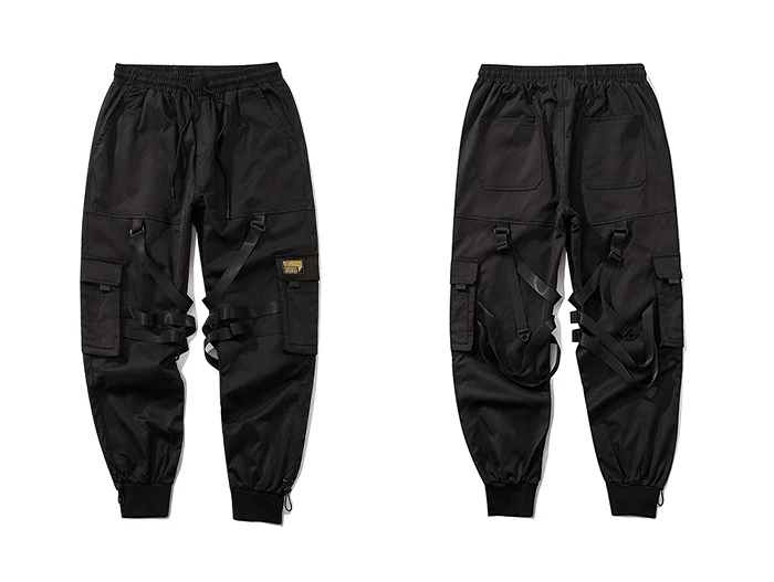 Guochao Functional Wind Pants | Cargo Trousers Men's Functional Wind P ...