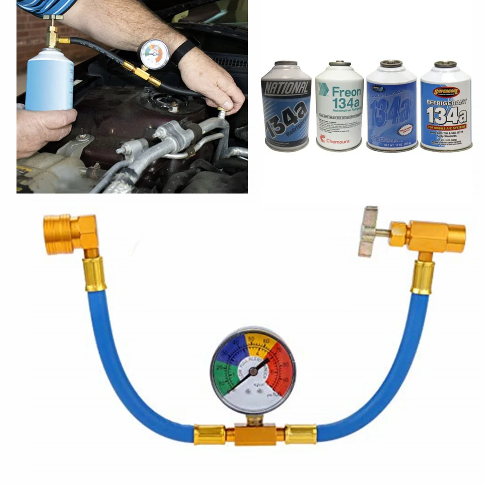 R134a Refrigerant Gas Refill Car Air 