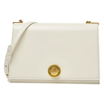 

Square Crossbody Shoulder Bag Women Vintage White Summer Vleather Shoulder Bag Ladies Fashion Chain Schoudertas Bags AE50DJ
