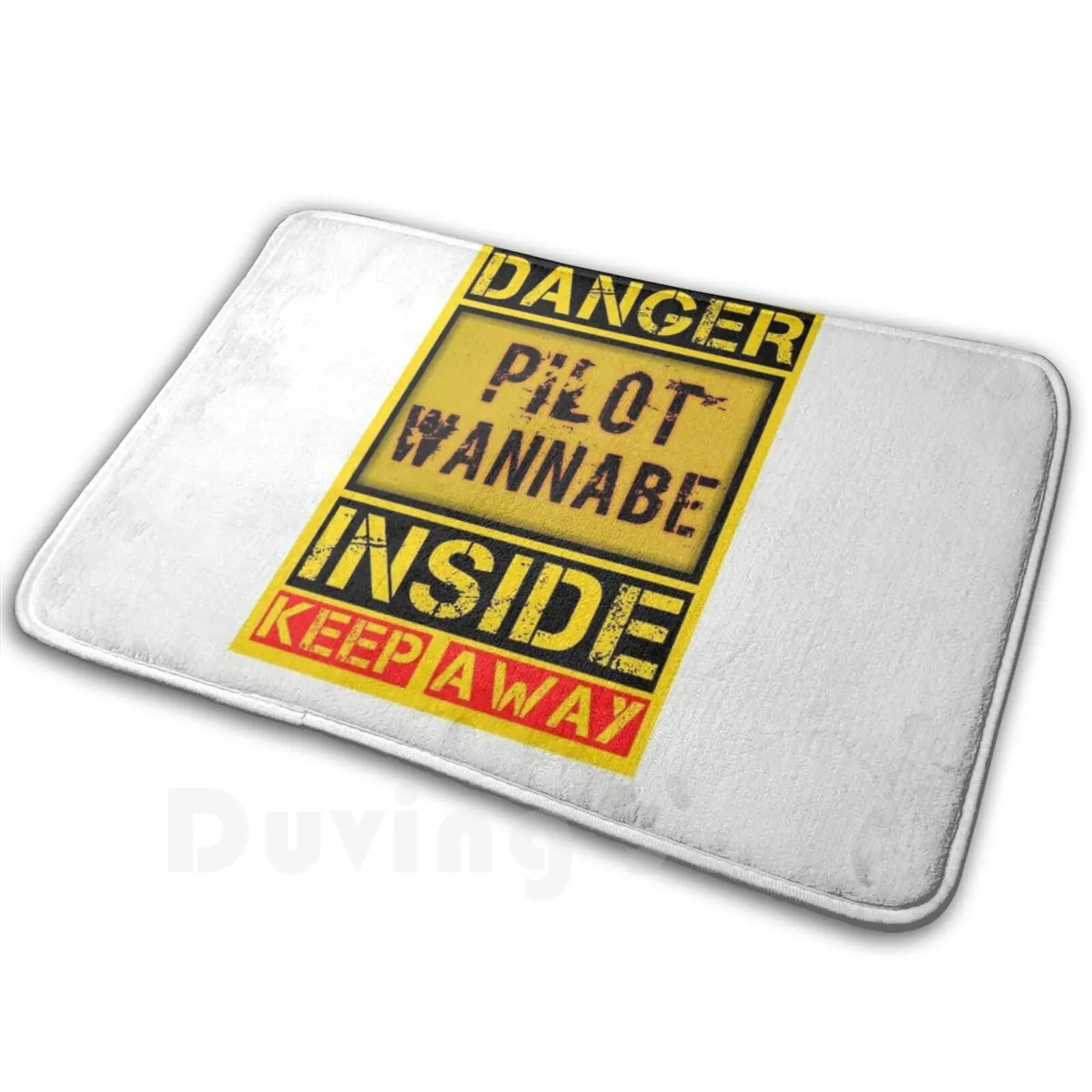 Pilot Wannabe Carpet Mat Rug Cushion Soft Pilot 7 Airplane 3 Aviation 3