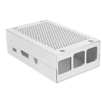 

For Raspberry Pi 3 Aluminum Case Silver Case Metal Enclosure for RPI 3 Model B Compatible For Raspberry Pi 3 Model B+