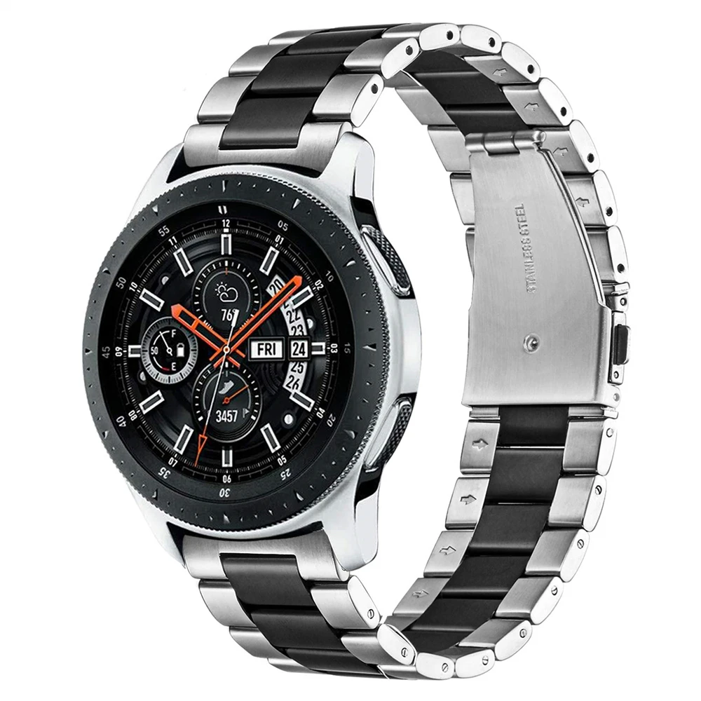 Металлический ремешок для Samsung Galaxy Watch Active 2 браслет galaxy watch 46 мм/gear s3 Frontier 40 мм 44 20 22