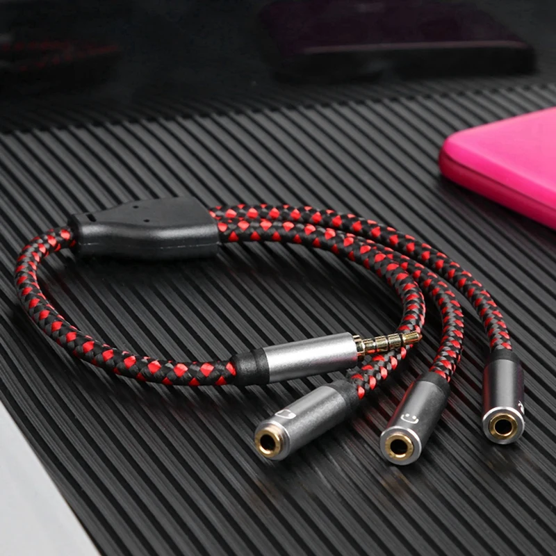 3 5mm o Jack Splitter Cable for Phone MP3 Player Headphone 1 Male to 3 Female AUX Adapter Cord