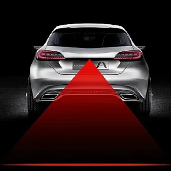 

Laser Fog Lights Driving Safety Anti Collision Warning Lamps Tail Braking Parking Auto Signal Light Rear-end Car Styling