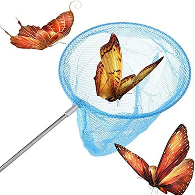 1pc Fishing Net Summer Outdoor Catch Toy Retractable Steel Net Children's Fishing Net Insect Net Butterfly Net 3