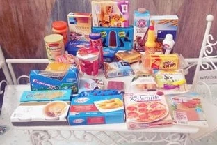 2pcs/lot Cute Miniature Supermarket Food 1/6 Scale supermarket drink for blyth azone bjd Dollhouse accessroies | Игрушки и хобби
