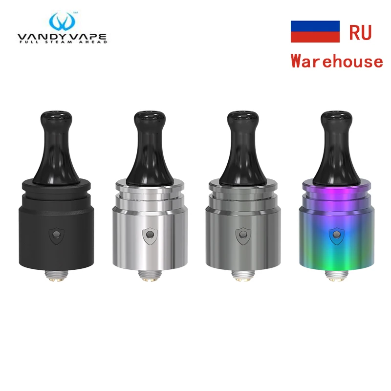 Оригинальный вейп Vandy Berserker V2 MTL RDA Tank 1 5 мл Восстановленный капельный поток