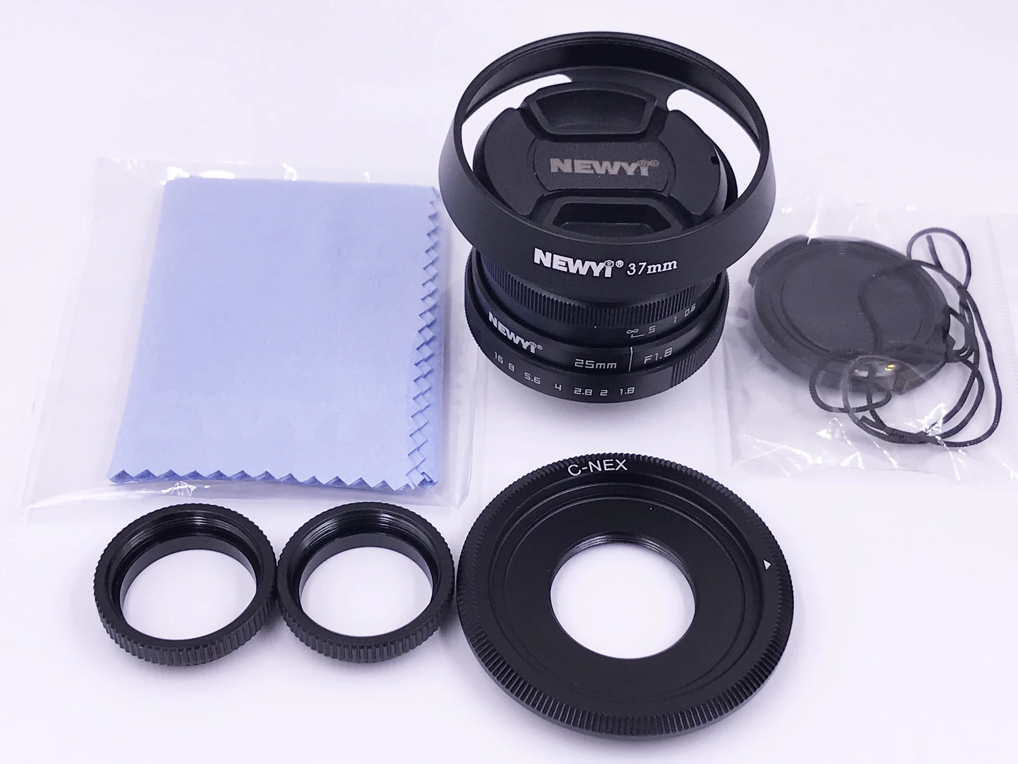 Мини 25 мм F1.8 APS-C ручной фокус cctv объектив для Canon EOSM nikon1 sony e mount Fuji FX m43 pentax pq беззеркальная камера