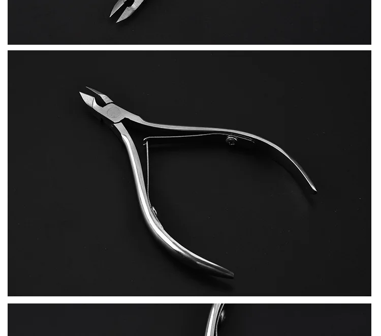 Factory Sales Viet Nam-9911 Double Spring Mirror Light Long Mouth Cuticle Nipper Manicure Nail Scissors Repair Leather Stainless