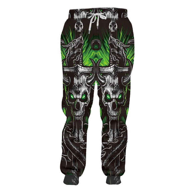 LCFA Brand  3D Printed Black White Horror Killer Casual Gorgeous Trousers Art SweatPants Men/Women Joggers Pants Dropshipping 4
