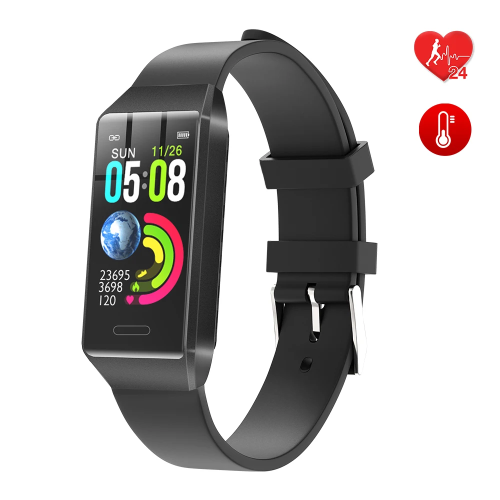 

Bingofit Men Smart Watch Heart Rate Monitor Fitness Bracelet Multiple Sports For Android IOS Women Reloj inteligente Sport Track