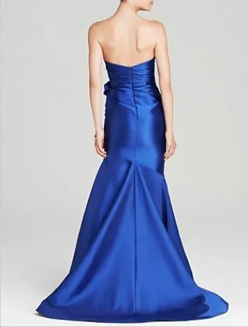 ; vestido de festa; robe de soiree Королевский синий цвет Длинные Новое поступление Русалка официальная Вечеринка платье Элегантное платье