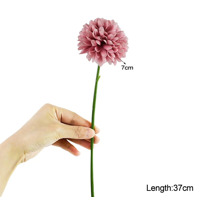 3/5pcs Silk Dandelion Flower Ball Bouquet Fake Artificial Flowers for Home Garden Wedding Decoration DIY Craft Wreath Christmas