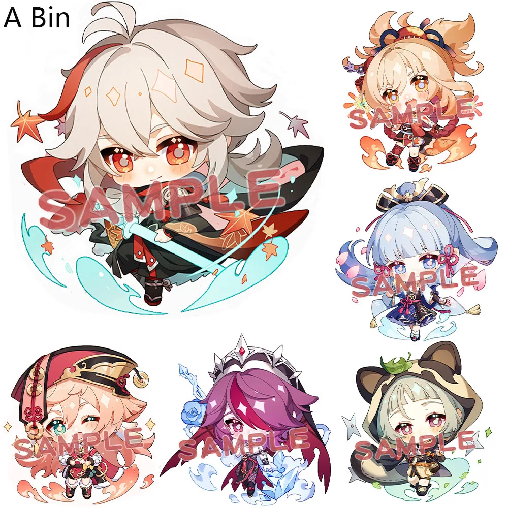 Anime Keychain Genshin Impact Cosplay Kazuha Ayaka Yoimiya Sayu Eula Rosaria Cute Character Car Pendant Fans Collection Props | Украшения и