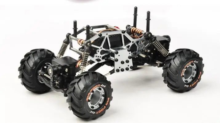 Профессиональный передний задний двойной рулевой механизм прямой мост 4WD 4x4 Электрический мощность хобби, Радиоуправляемый автомобиль рок молоток гусеничный внедорожный автомобиль