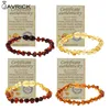 Genuine Baltic Amber Teething Bracelet Raw and Anklet Baby Beads for Teethers