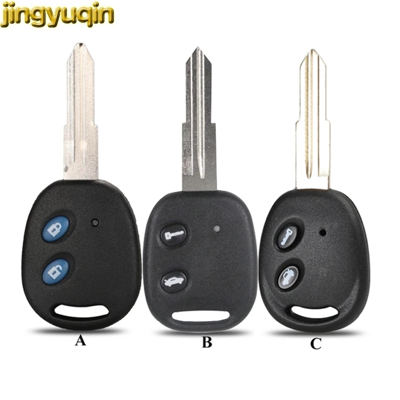 jingyuqin Remote Key Shell For Chevrolet LOVA Sail Epica Lechi Spark 2 Buttons Uncut Brass Blade Blank Replacement | Автомобили и