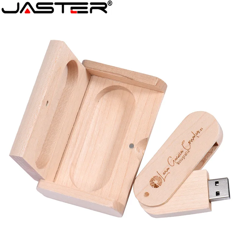 ASTER (более 1 шт. бесплатный логотип) деревянный sabert USB 2 0 + Подарочная коробка флеш